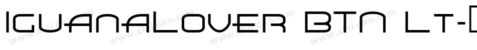 IguanaLover BTN Lt字体转换
